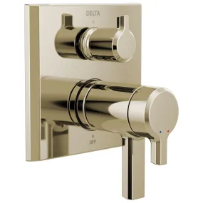 Delta Pivotal Polished Nickel Finish TempAssure 17T Series Shower Control Trim Kit with 3-Setting Integrated Diverter (Requires Valve) DT27T899PN