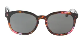 Diesel DL0190 5254a Red Round Sunglasses