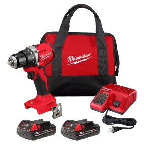 Drill/Driver - Milwaukee M18™ Compact Brushless 1/2" Drill/Driver Kit, 3601-22CT