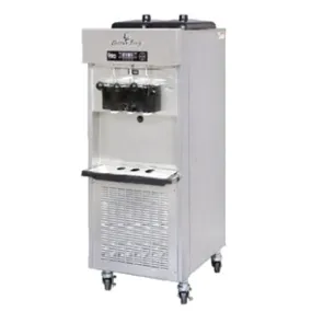 Electro Freeze SLX500 Floor Model Two Flavor Soft Serve Freezer w/Two 16 Quart Mix Hoppers