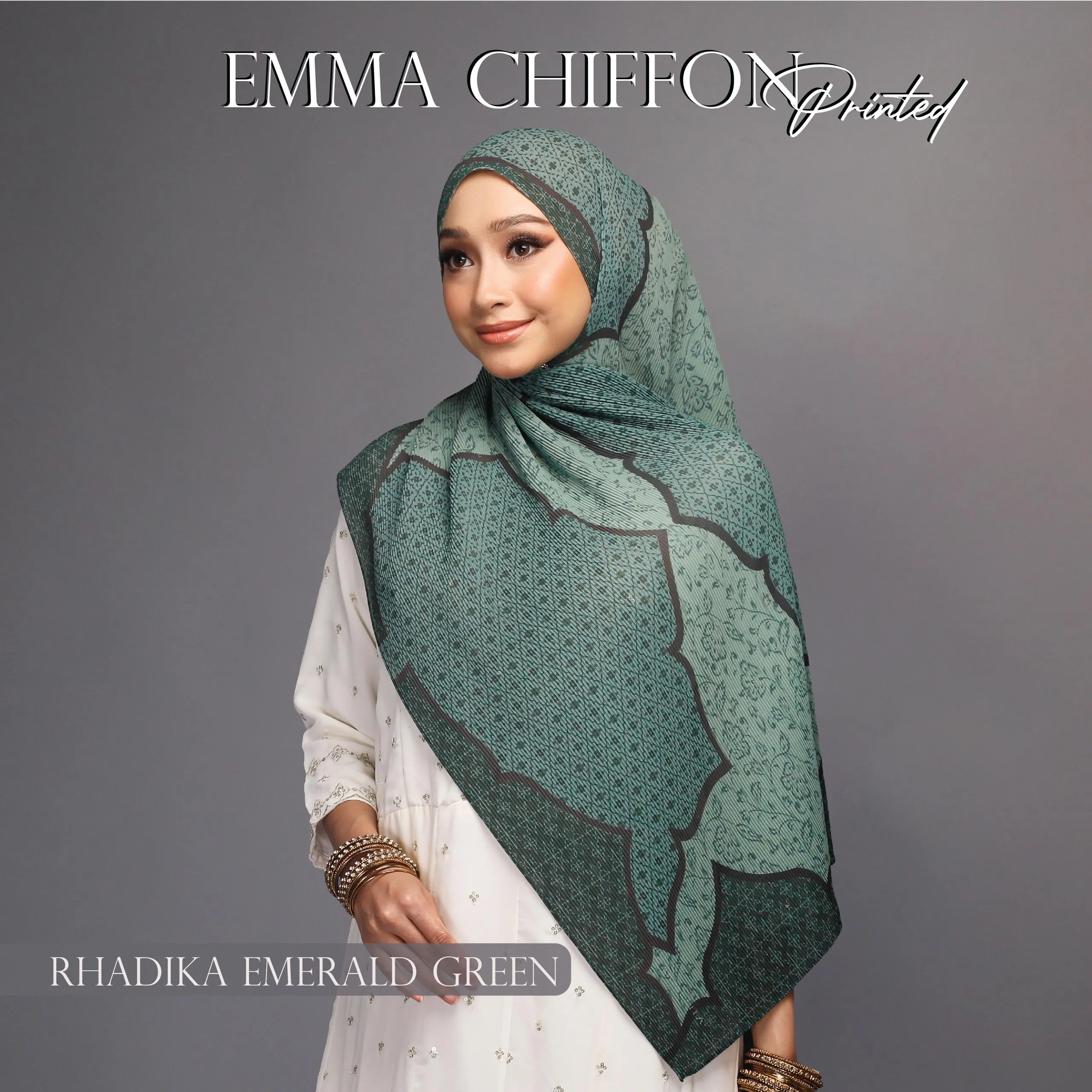 EMMA CHIFFON PRINTED [AJRAKH]
