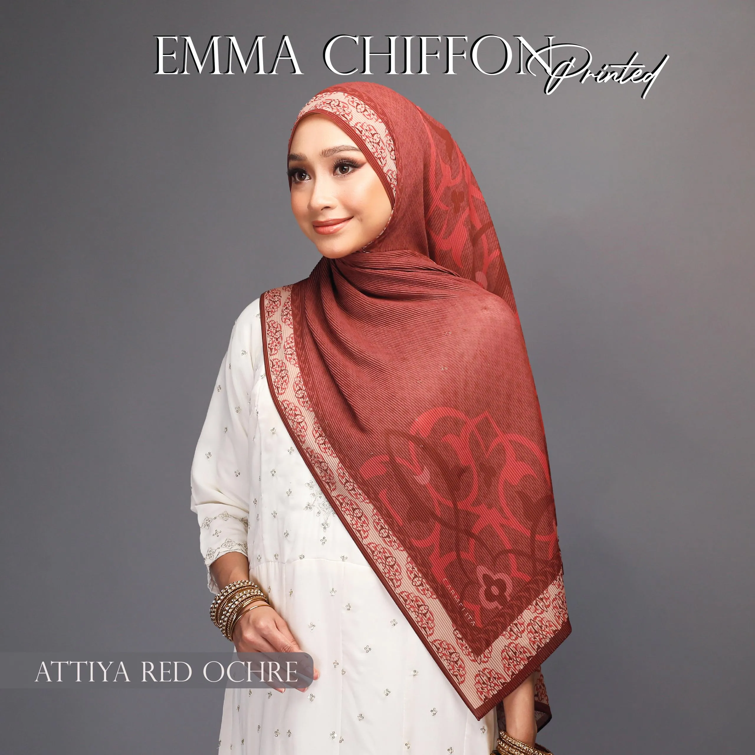 EMMA CHIFFON PRINTED [AJRAKH]