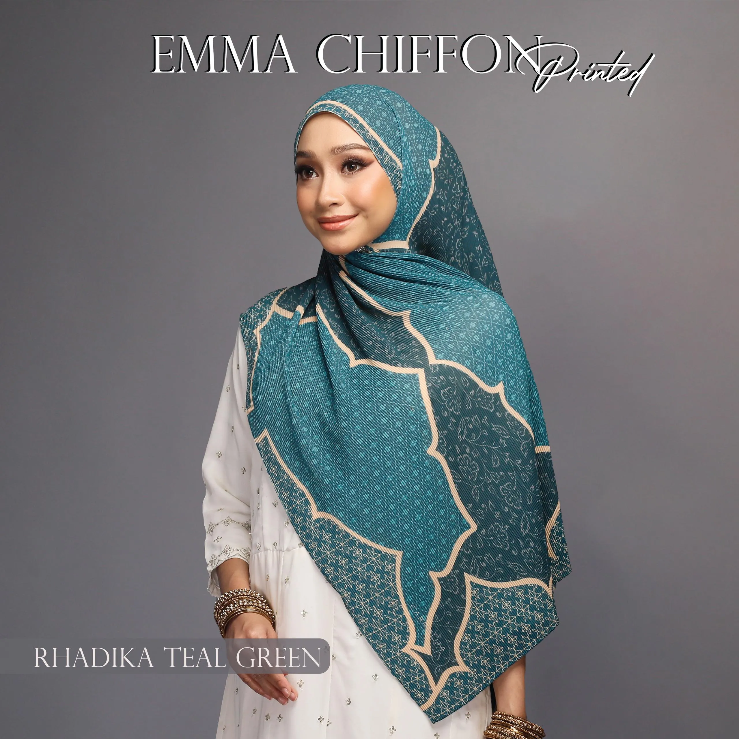 EMMA CHIFFON PRINTED [AJRAKH]
