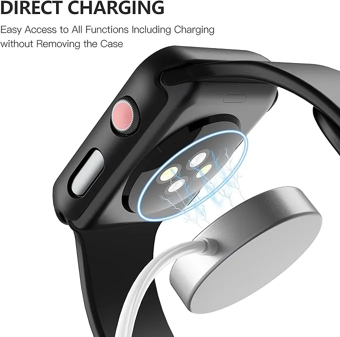 Entronix Apple Watch Series 10, 46mm Case - Built-In Screen Protector,