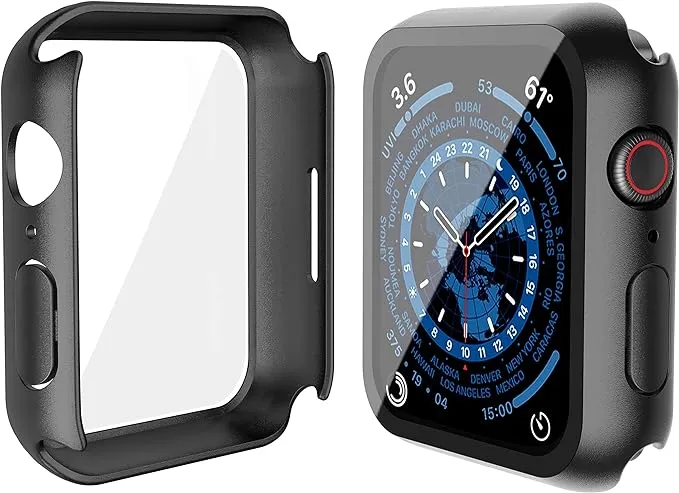 Entronix Apple Watch Series 10, 46mm Case - Built-In Screen Protector,
