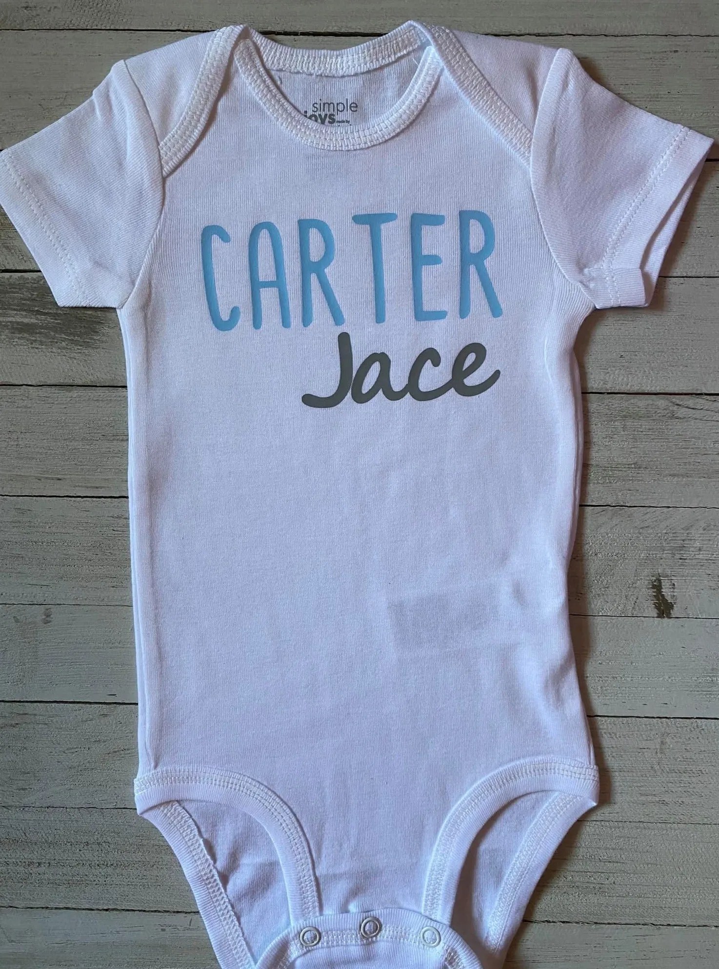 First and Middle Name Bodysuit