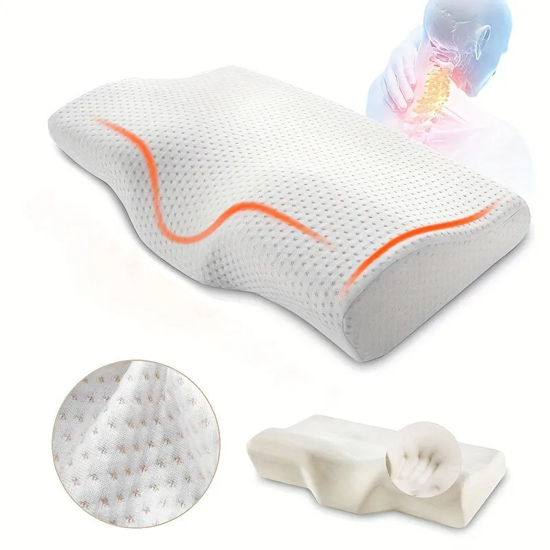 For Neck Pain Orthopedic Memory Foam Bed Pillow Latex Cervical Pillow For Side Back Sleeping