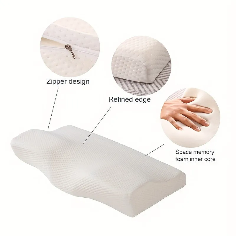 For Neck Pain Orthopedic Memory Foam Bed Pillow Latex Cervical Pillow For Side Back Sleeping