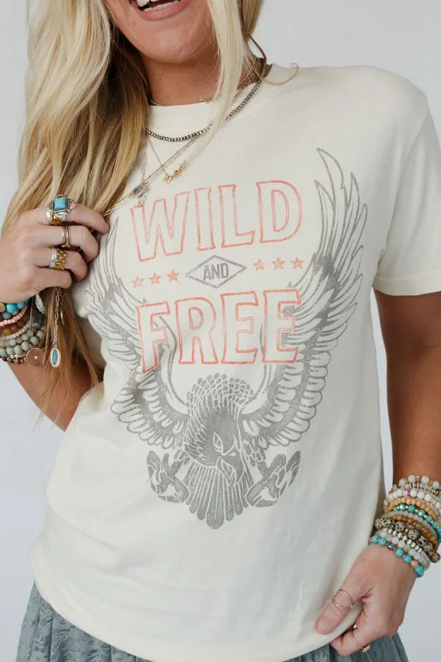 Free Wanderer Graphic Tee - Ivory