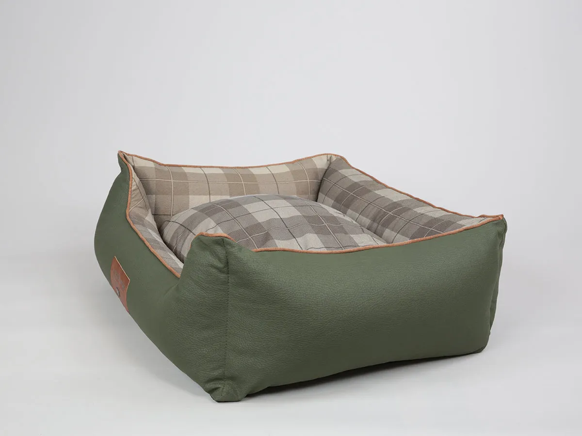 George Barclay Heritage Orthopedic Walled Dog Bed - Emerald, Large