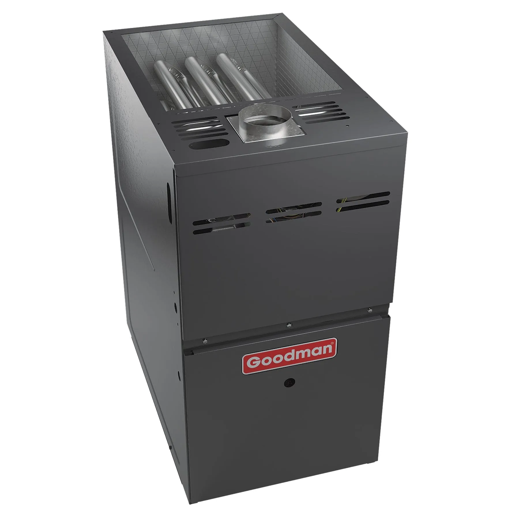 Goodman 80,000 BTU  GM9S800804CN Gas Furnace 80% Efficiency 1600 CFM Single Stage Multi-speed ECM 21" Width Heater