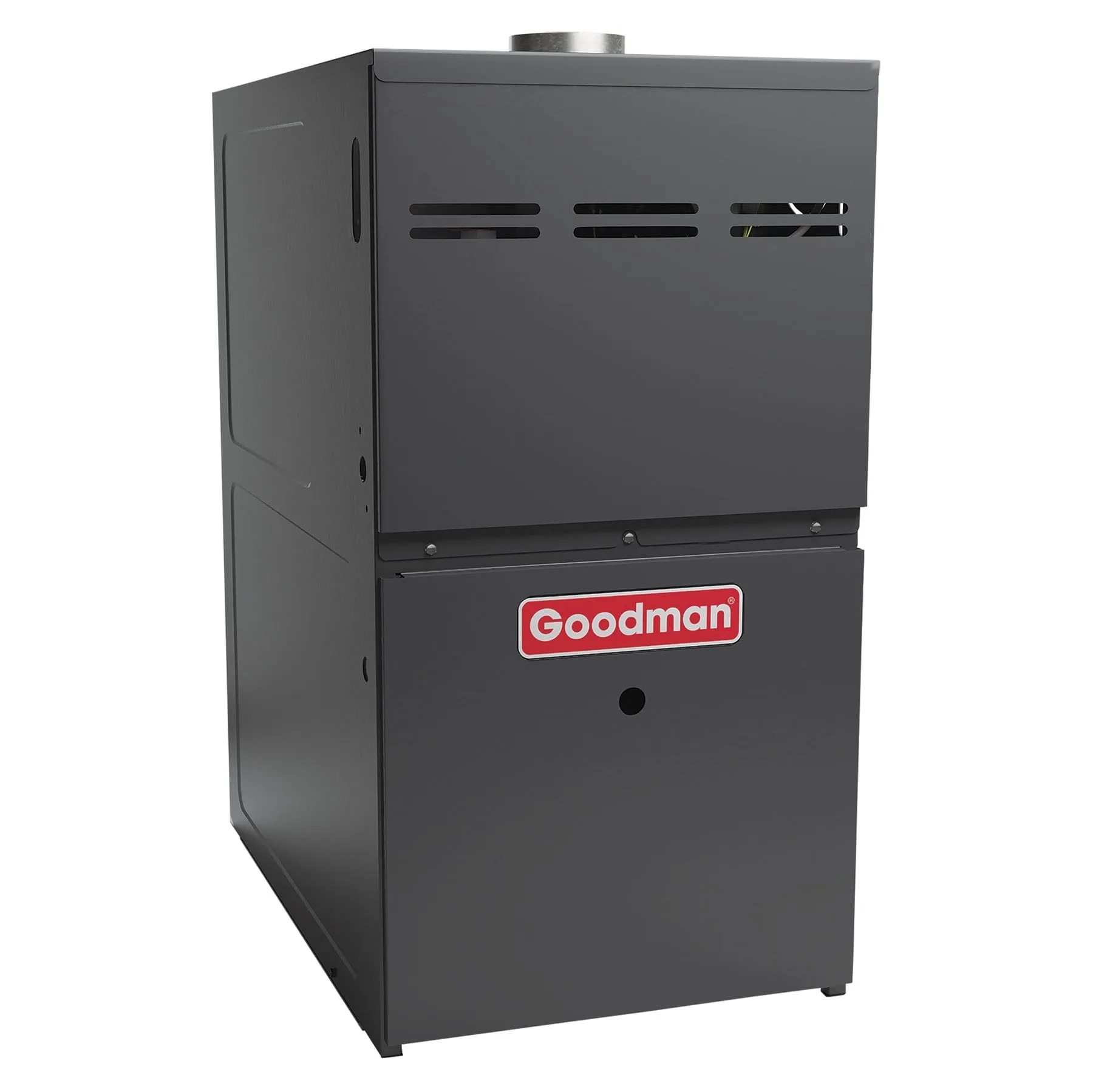 Goodman 80,000 BTU  GM9S800804CN Gas Furnace 80% Efficiency 1600 CFM Single Stage Multi-speed ECM 21" Width Heater