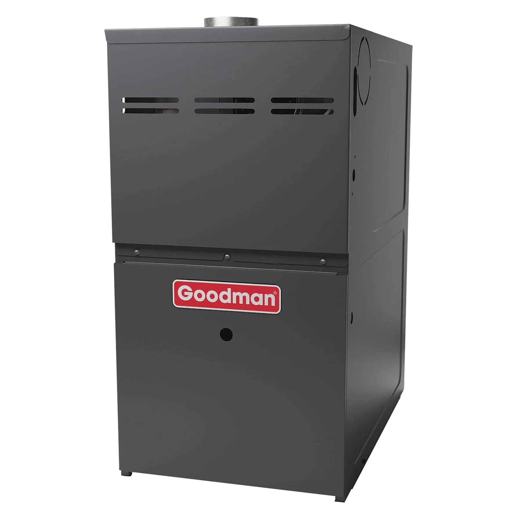 Goodman 80,000 BTU  GM9S800804CN Gas Furnace 80% Efficiency 1600 CFM Single Stage Multi-speed ECM 21" Width Heater