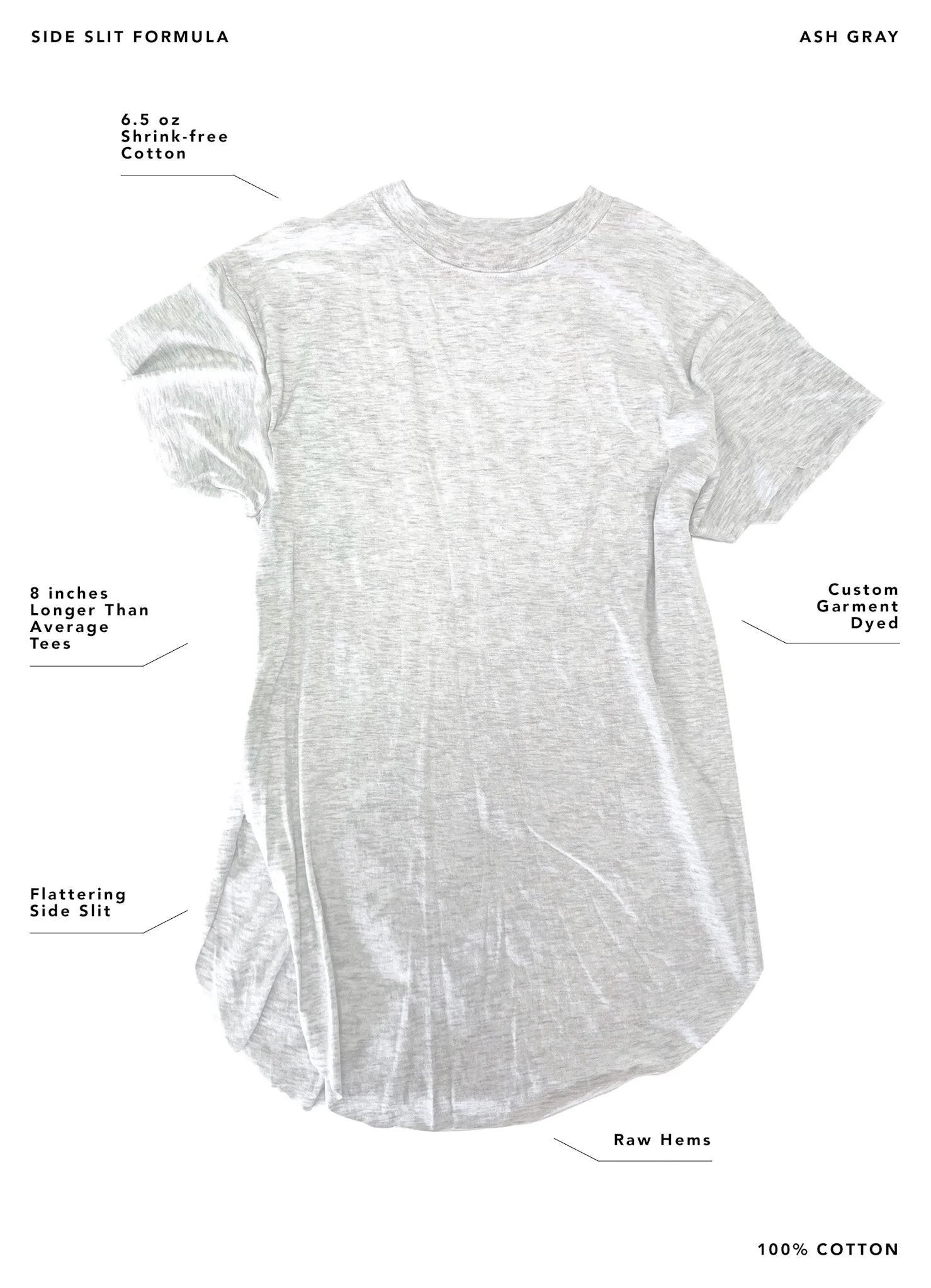 GRAB ME A COLD ONE SIDE SLIT TEE