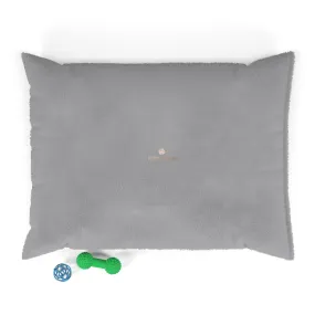 Gray Pet Sofa Bed, Solid Color Luxury Machine-Washable Pet Pillow With Zippers-Printed in USA
