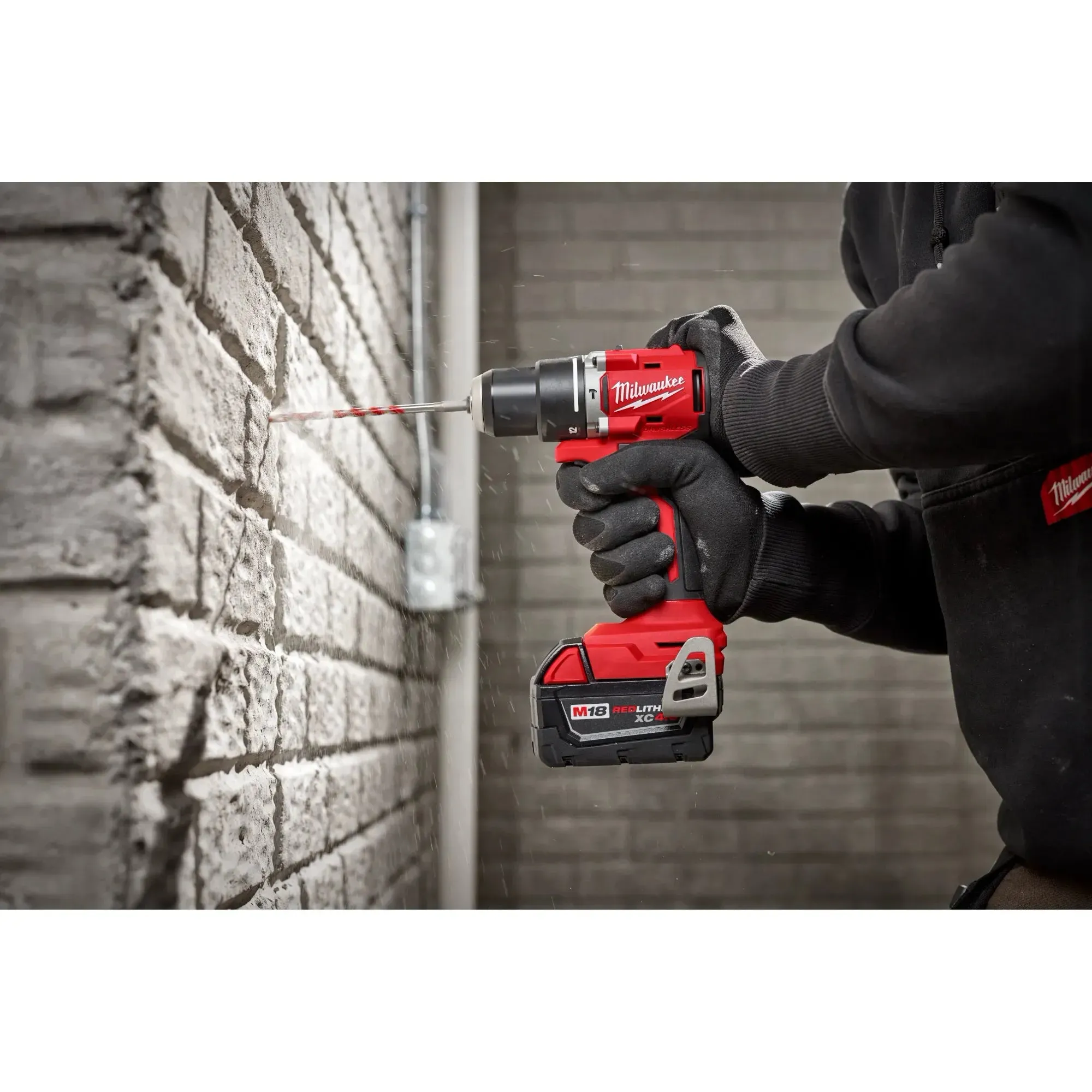 Hammer Drill - Milwaukee M18™ Compact Brushless 1/2" Hammer Drill/Driver, 3602-20