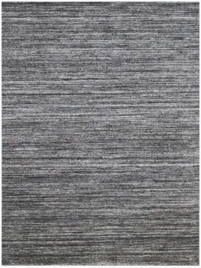 Heaven Modern Dark Gray Hand-Woven Rug 4'x6'