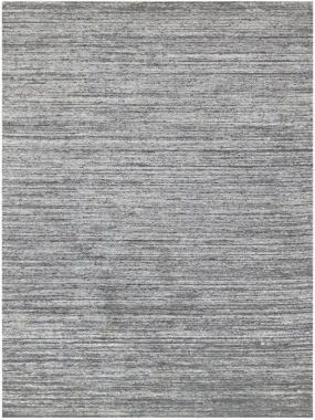 Heaven Modern Silver Hand-Woven Rug 4'x6'