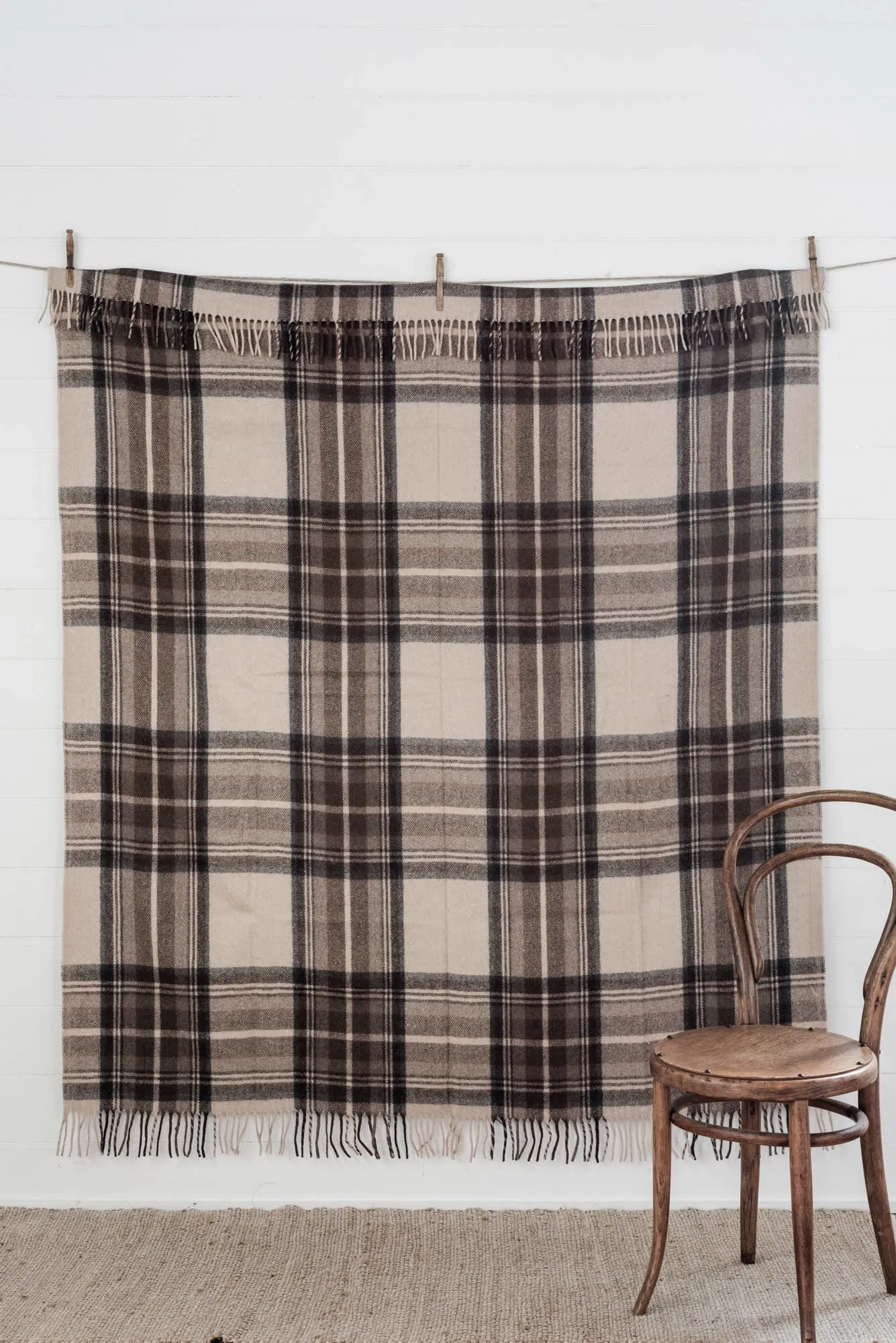 Heritage Collection | Recycled Wool Tartan Blankets | Malt
