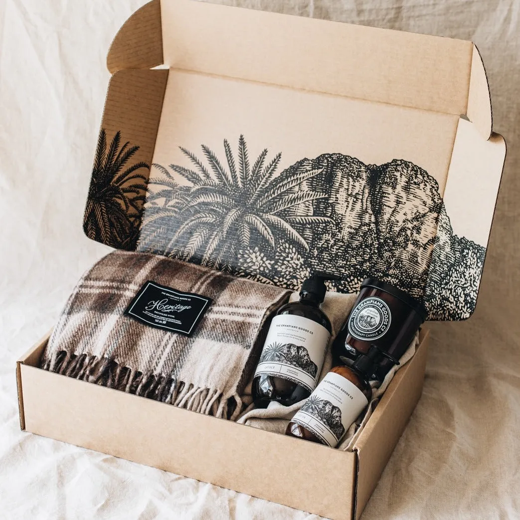 Heritage Collection | Recycled Wool Tartan Blankets | Malt
