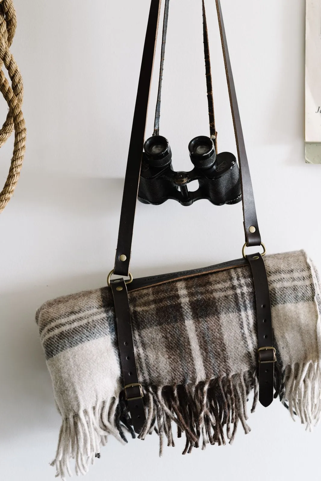 Heritage Collection | Recycled Wool Tartan Blankets | Malt