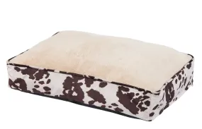 HiEnd Accents Cowhide Pattern Dog Bed DB3067