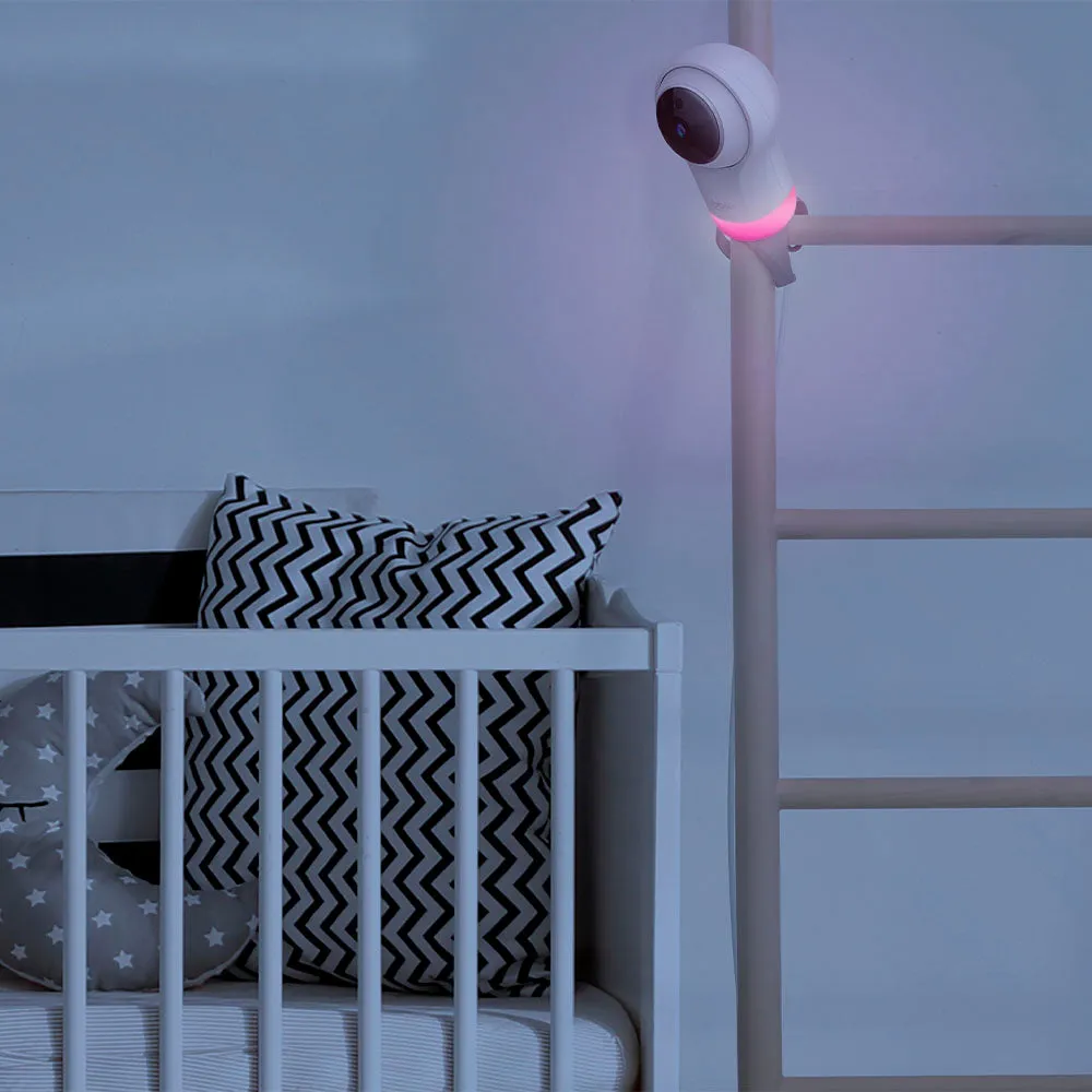 Hubble Connected - Nursery Pal Glow Deluxe Smart HD Wi-Fi Video Baby Monitor