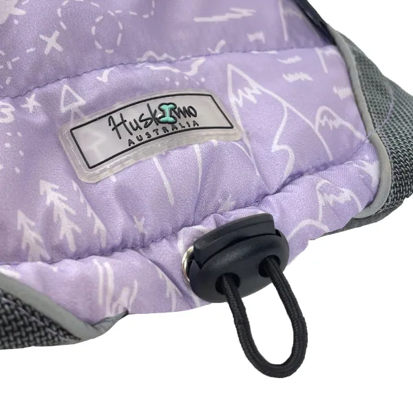 Huskimo Dog Coat - Odour Free Sherpa - Liliac (40cm)