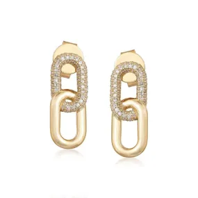 Illuminated Grace Diamond Drop Earrings