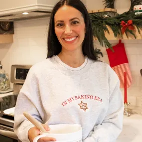 In My Baking Era Embroidered Gemma Crewneck Sweatshirt