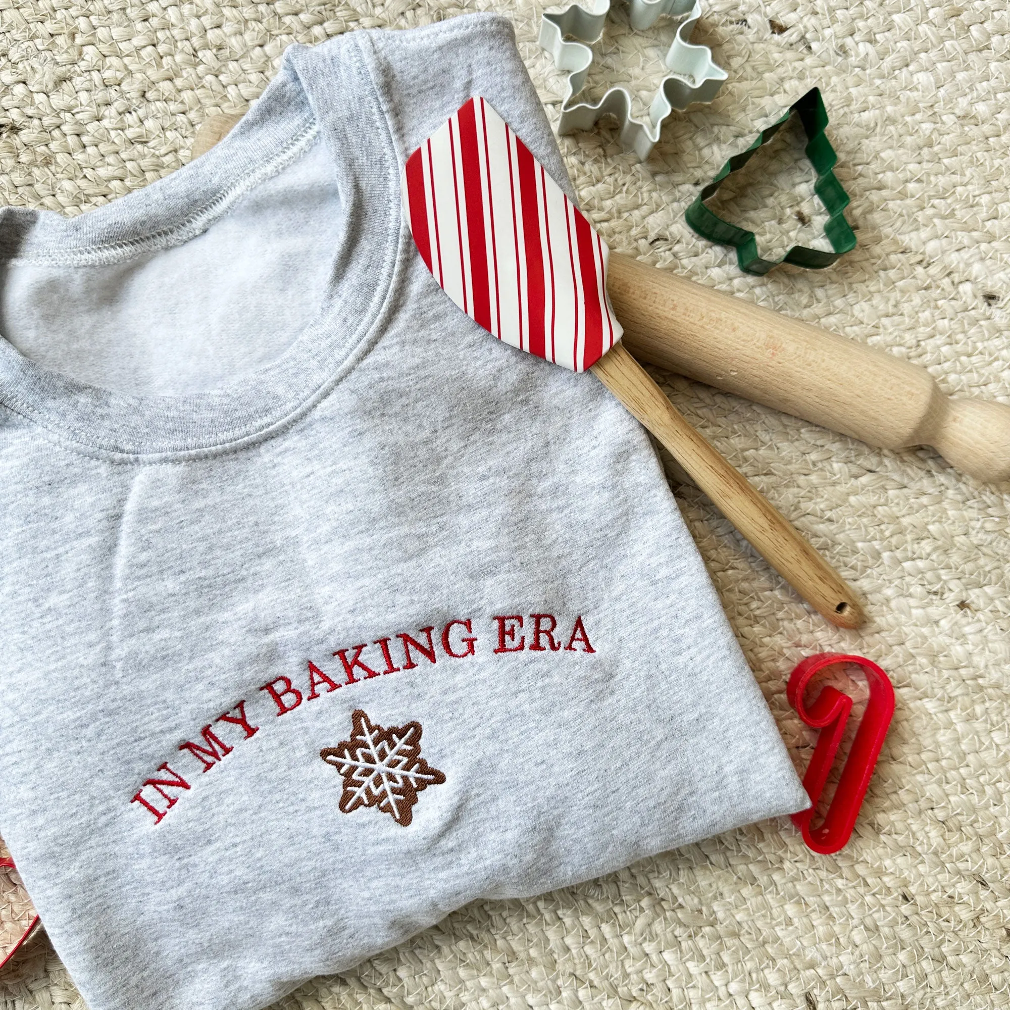 In My Baking Era Embroidered Gemma Crewneck Sweatshirt