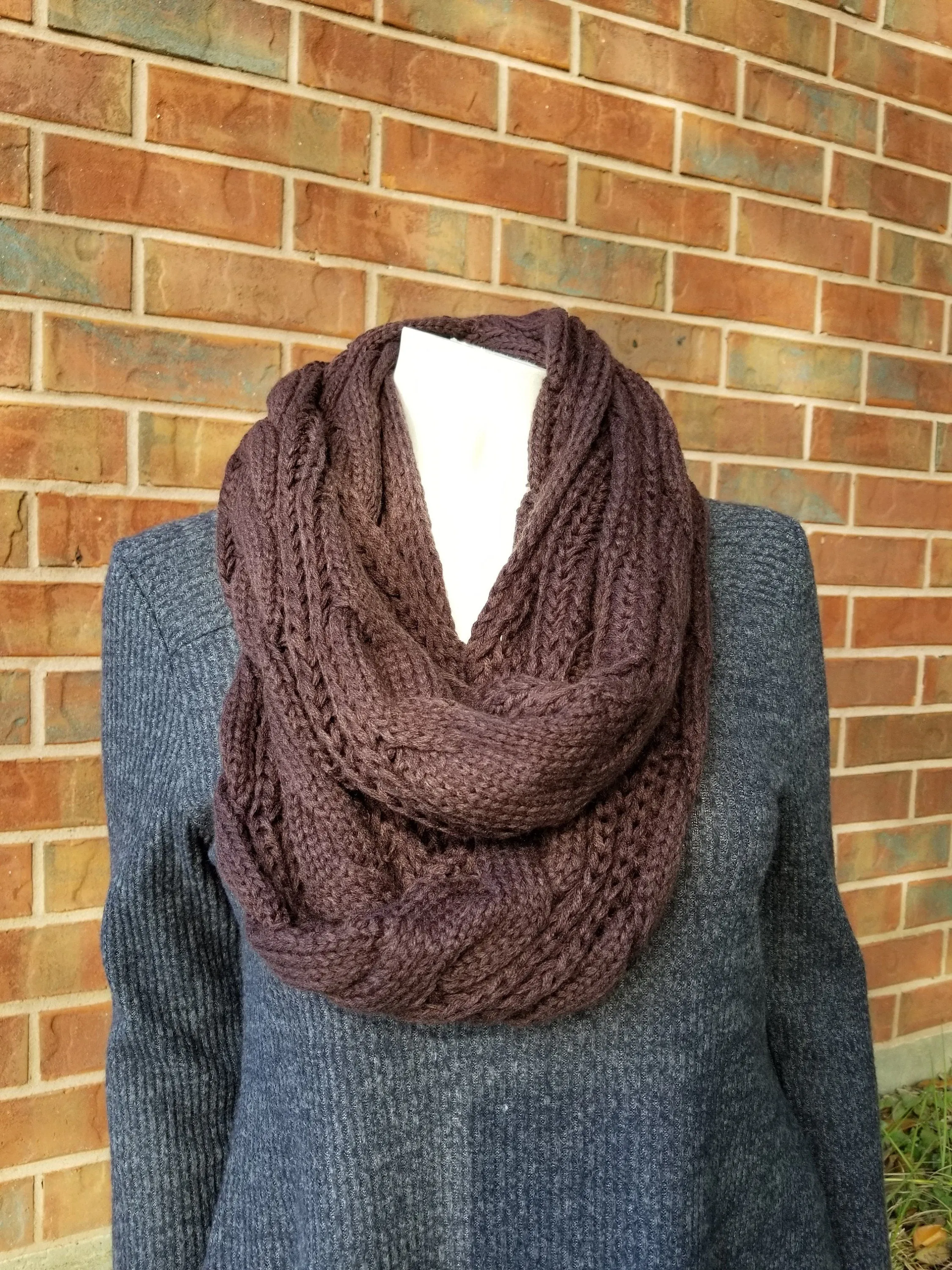 INFINITY Monogram Scarf, Women's Fall Accessories, Scarves, Winter Apparel Accessories, , woven scarves, knitted scarves women scarf