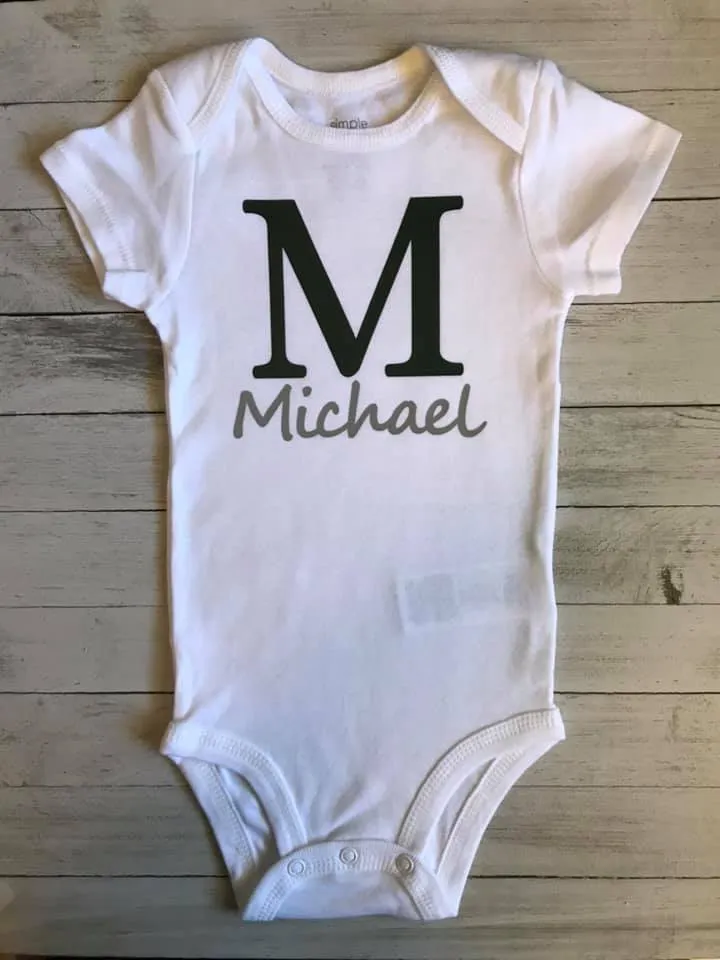 Initial and Name Personalized Gift Set