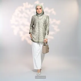 JESSICA BLOUSE - CLARA IN MOSS GREEN