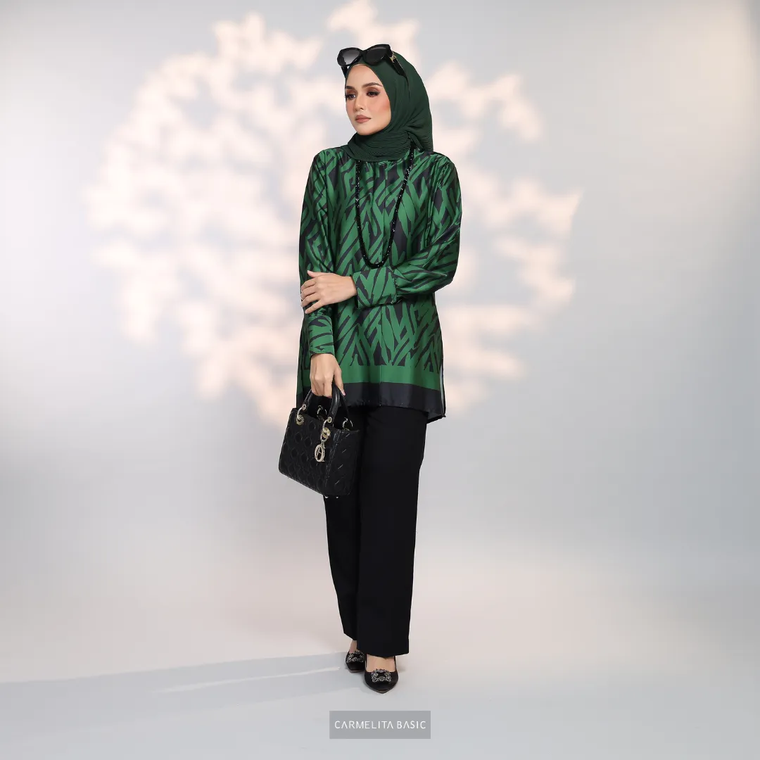 JESSICA BLOUSE - LAURA IN GREEN