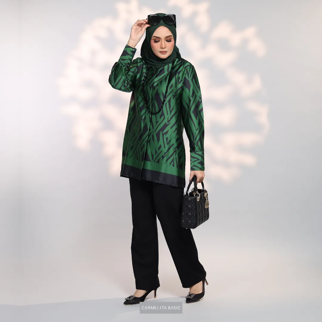 JESSICA BLOUSE - LAURA IN GREEN