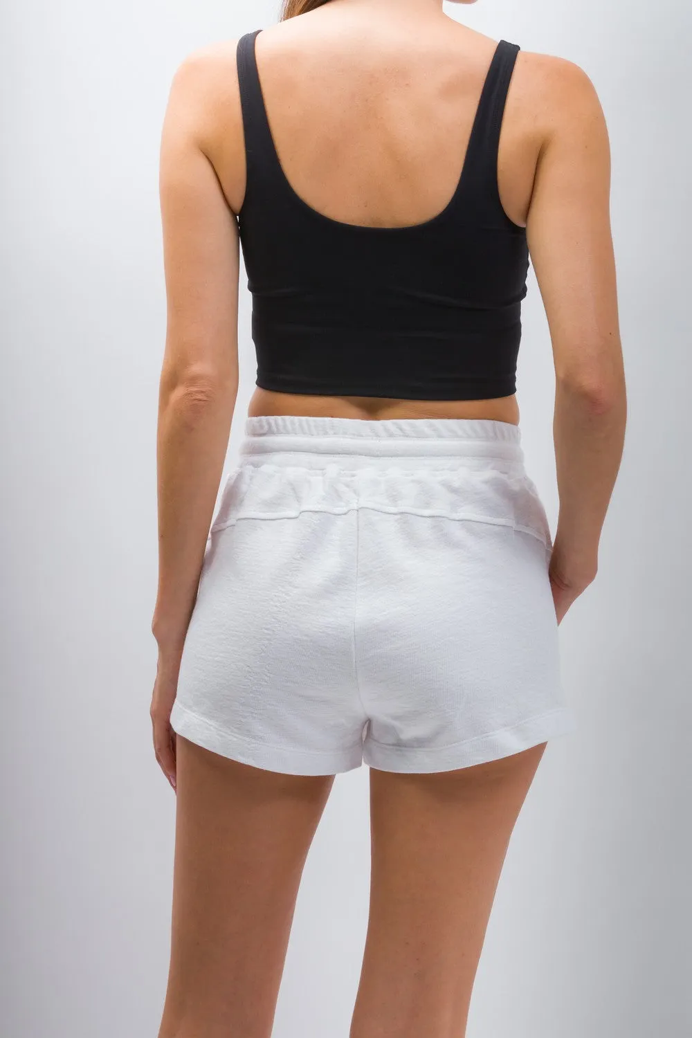 Lily | Women's Anti-Stain Textured Knit Shorts