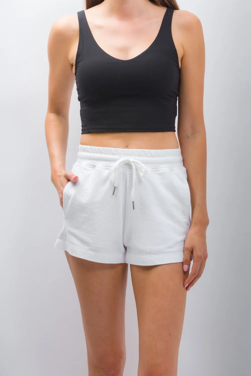 Lily | Women's Anti-Stain Textured Knit Shorts