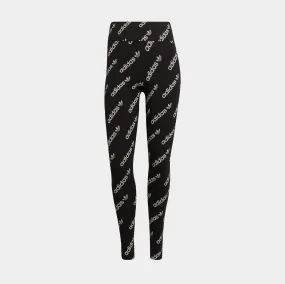 Logomania Leggings Womens Pants (Black)