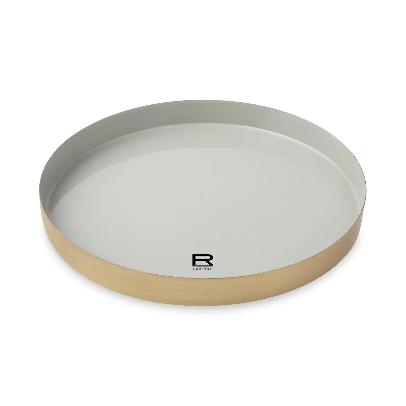 Luxe Round Enamel Tray