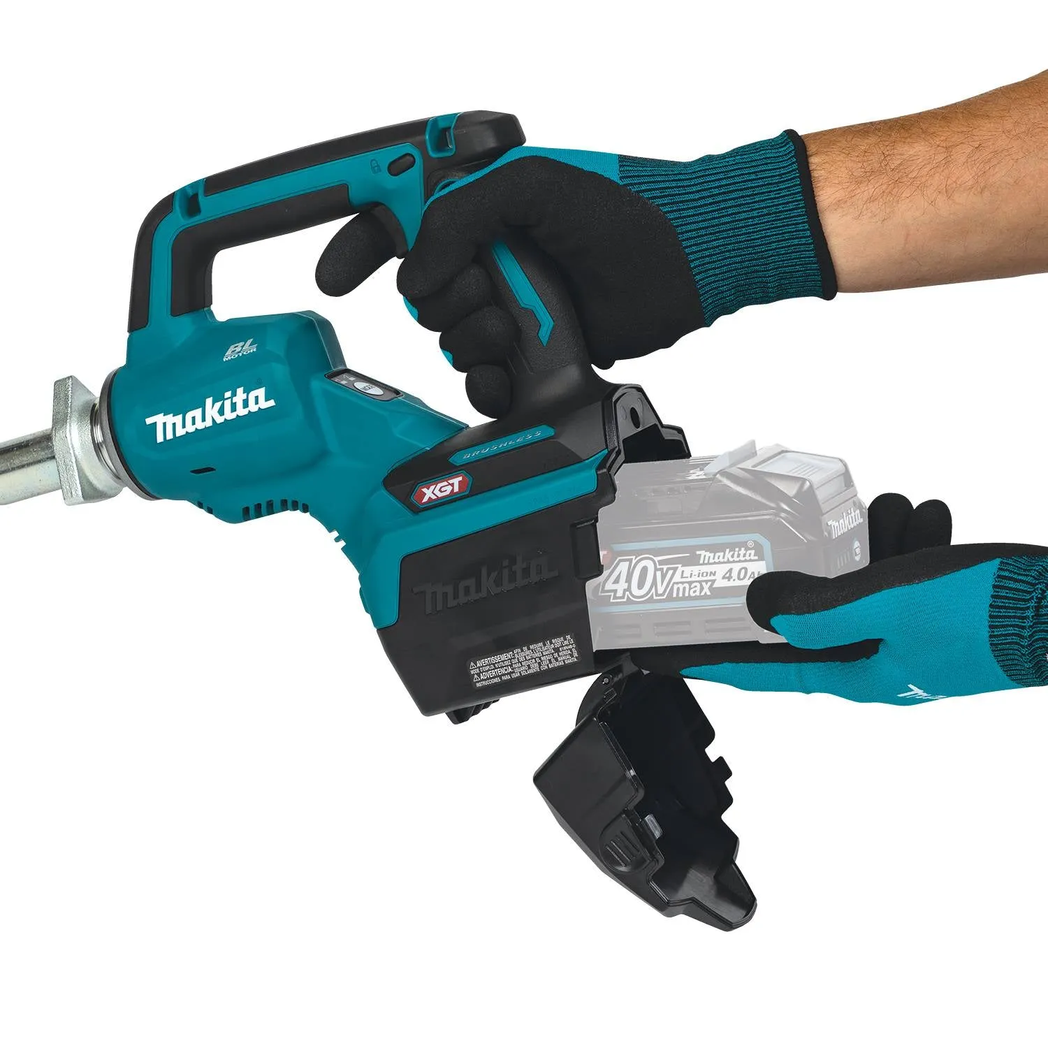 Makita GRV01Z 40V max XGT 5-1/2' Brushless Cordless Concrete Vibrator -Bare Tool