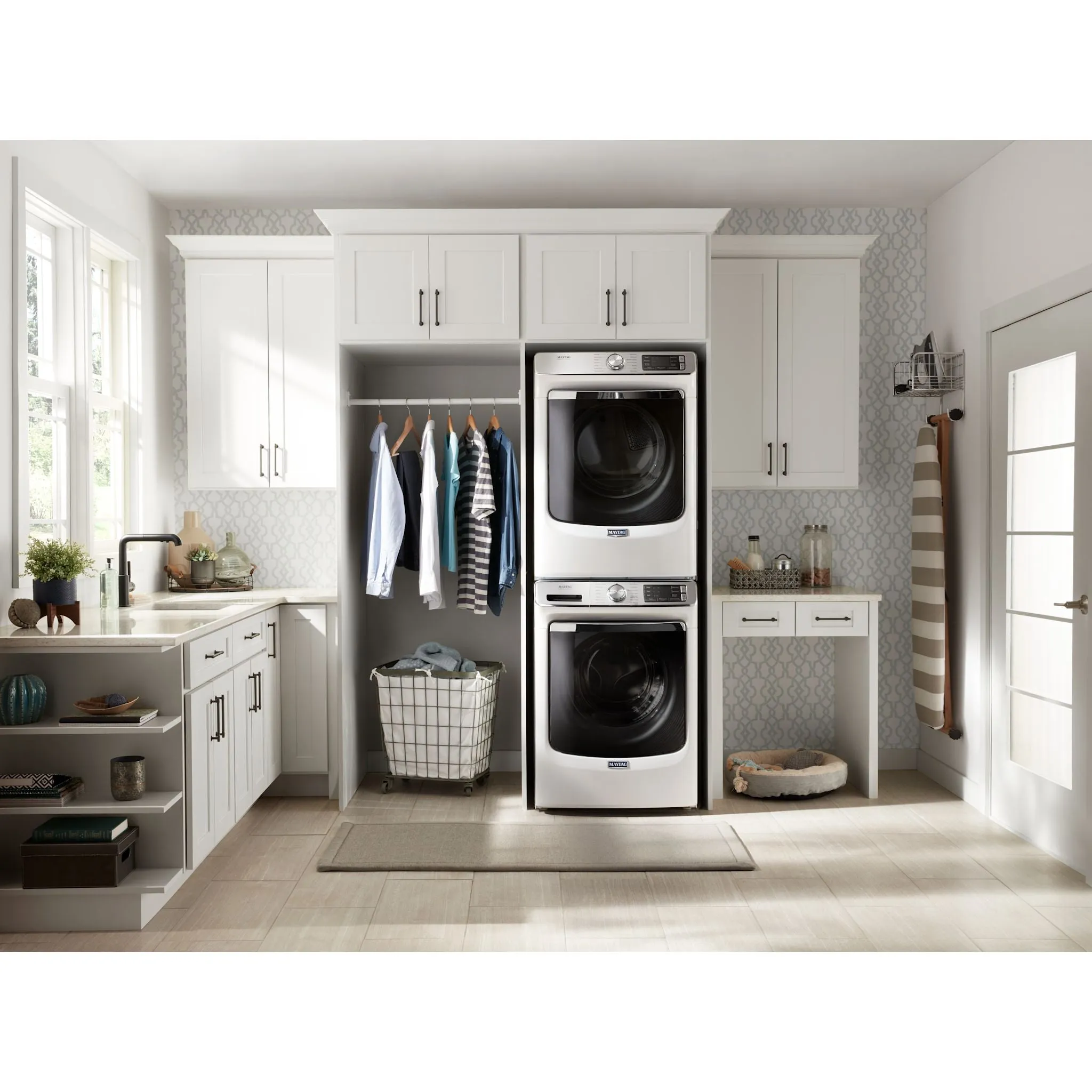 Maytag Front Load Pair (MAY1465624K) - White