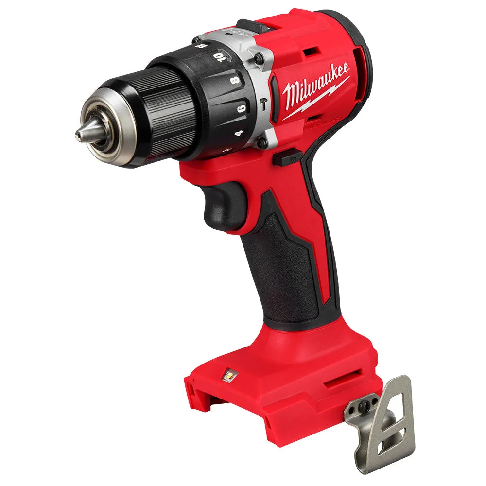 Milwaukee 3602-20 M18 18V 1/2" Compact Brushless Hammer Drill - Bare Tool