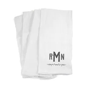 Monogram Kitchen Towels - Personalized 3 letter Monogram