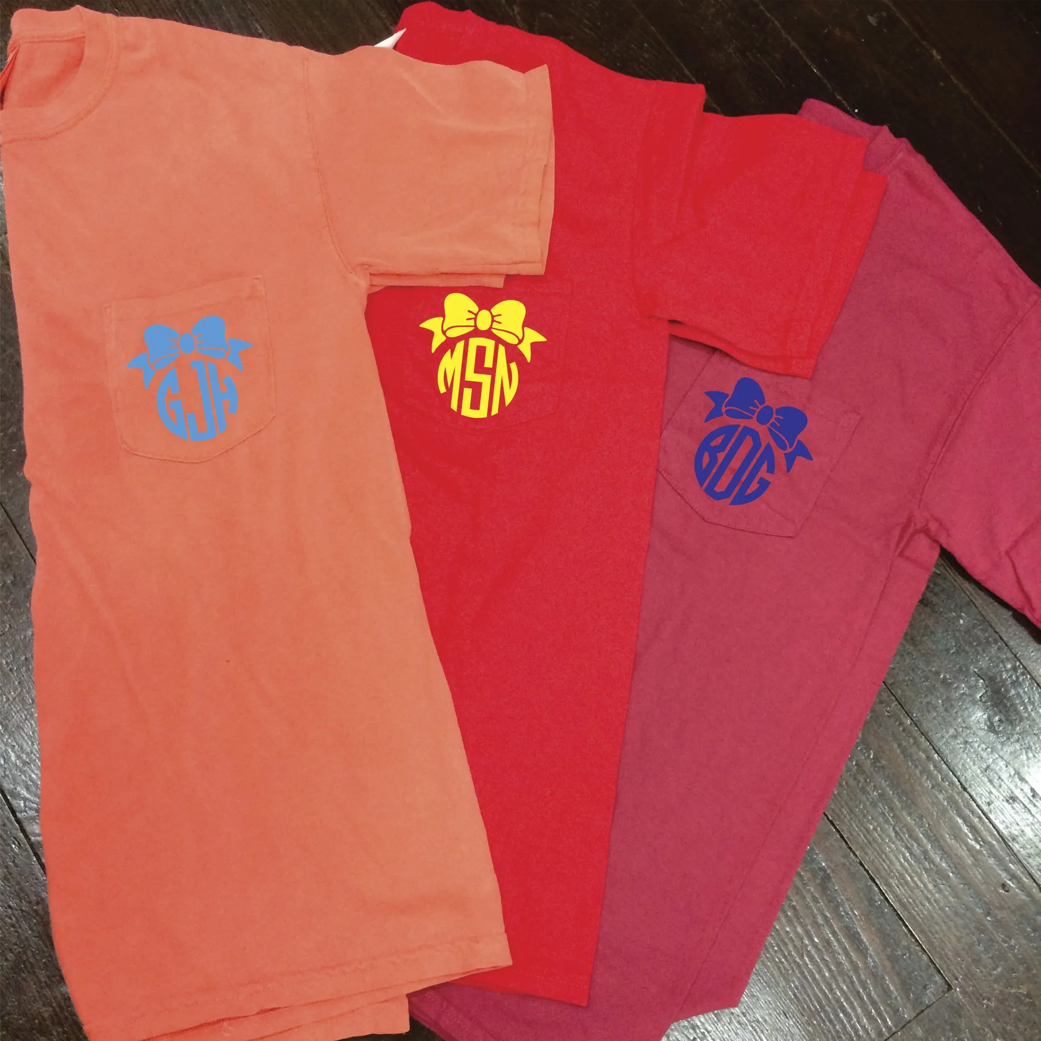 Monogrammed Comfort Colors Frocket