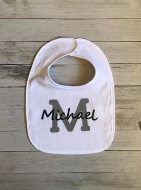 Monogrammed Feeder Style Bib
