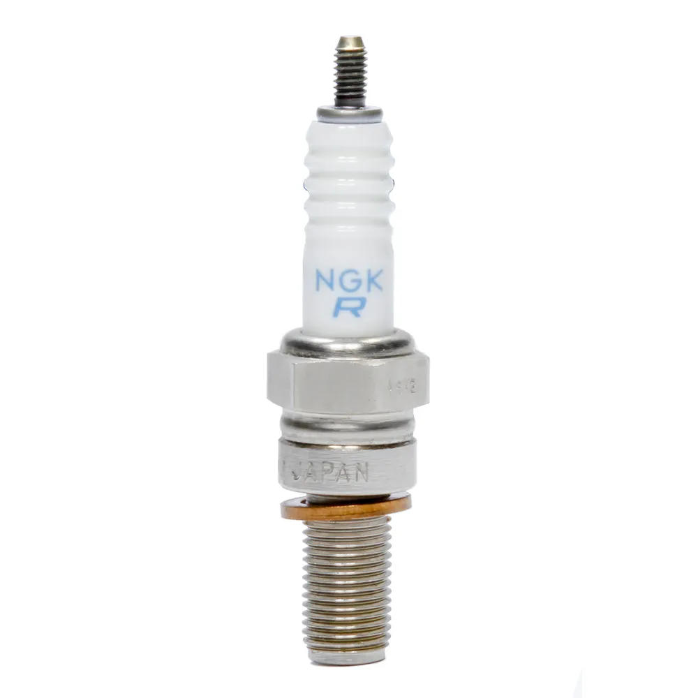 NGK Racing Spark Plug 10 mm Thread 0.749 in Reach Gasket Seat  - Stock Number 7400