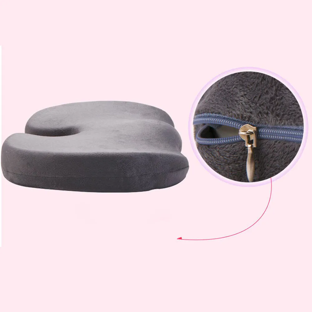 Orthopedic Memory Cushion Foam U Coccyx Travel Seat Massage