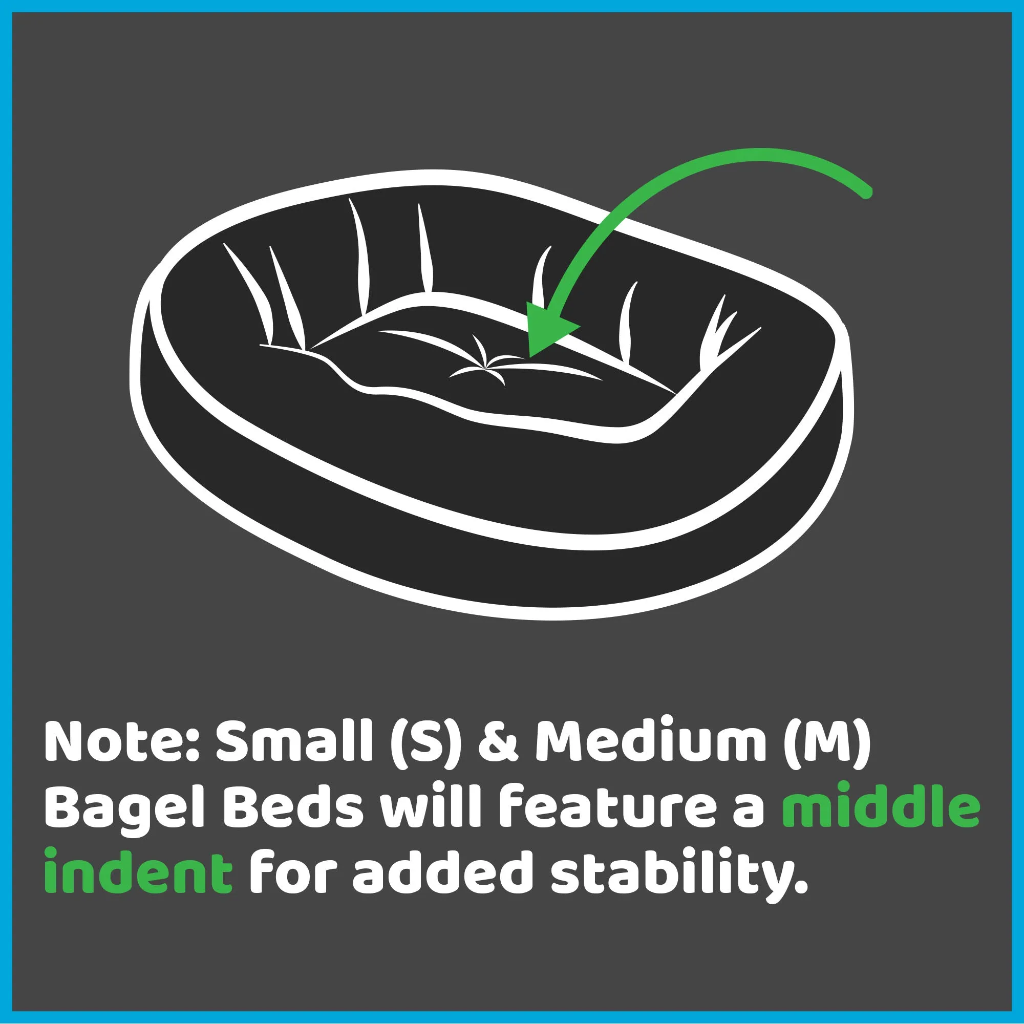 Palette Heathered Bagel Bed - Personalized
