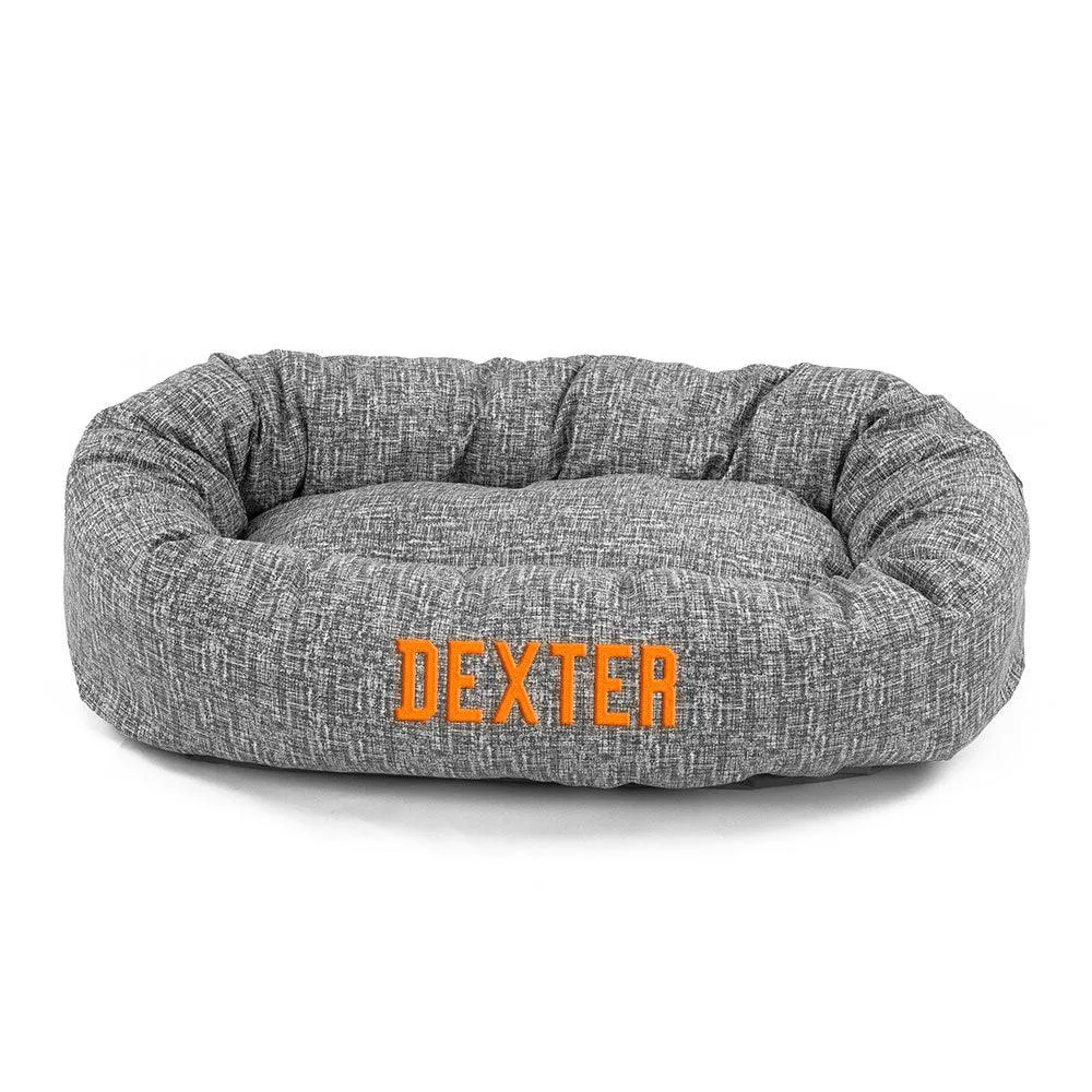 Palette Heathered Bagel Bed - Personalized